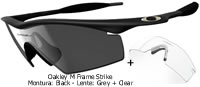 Oakley MFrame Strike Matte Black / Grey + Clear (09-102) (1676) 